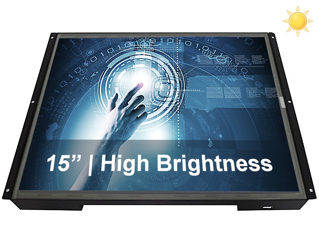 15" Open Frame Monitor High Brightness Outdoor