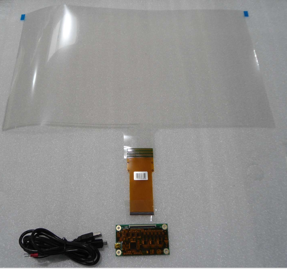 15" PCAP Touchfolie, Controller, Kabel, Outdoor