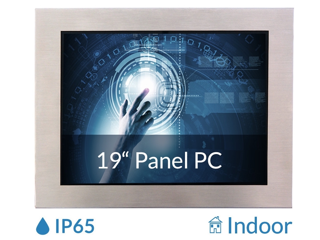 19" Panel PC Touchscreen IP65 V2A Industrie HMI