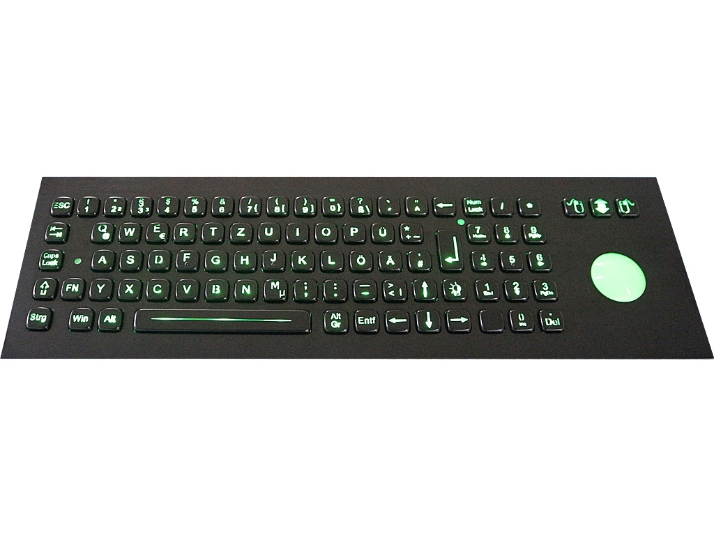 Beleuchtete Einbau-Tastatur-83CTB mit Zahlenblock