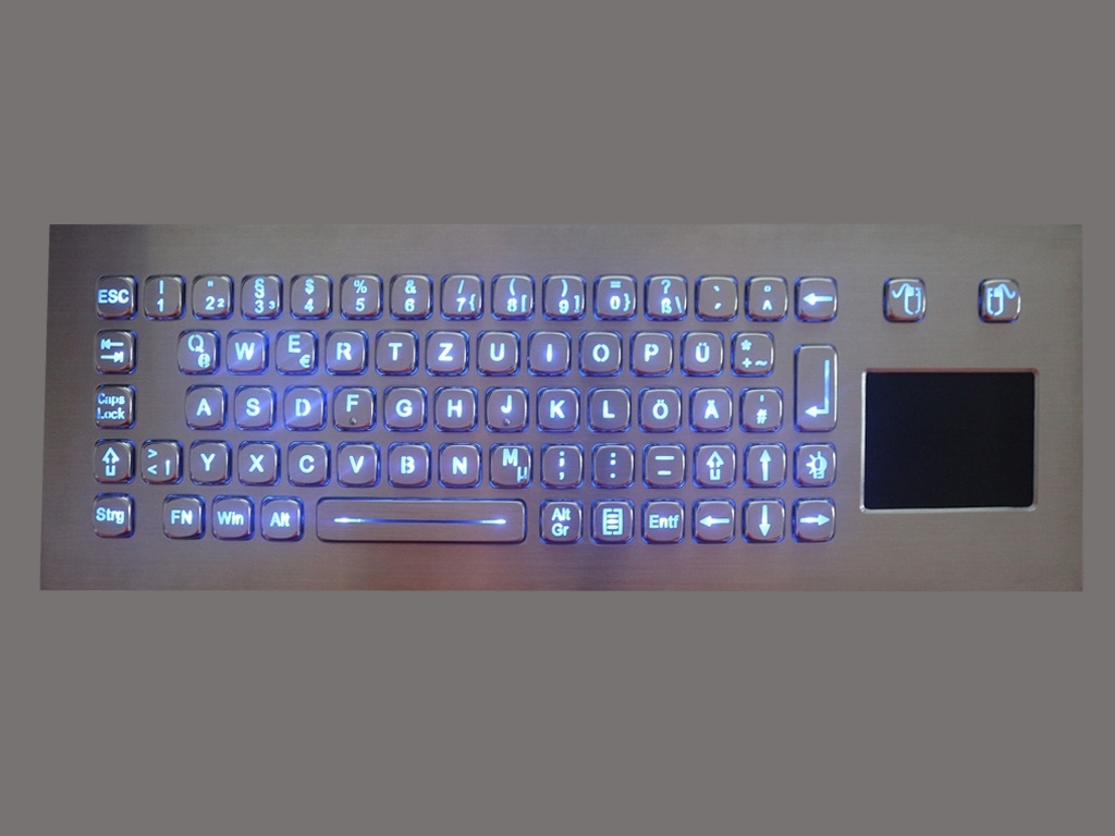 Beleuchtete Einbau-Tastatur-70BLTPAD Outdoor V4A