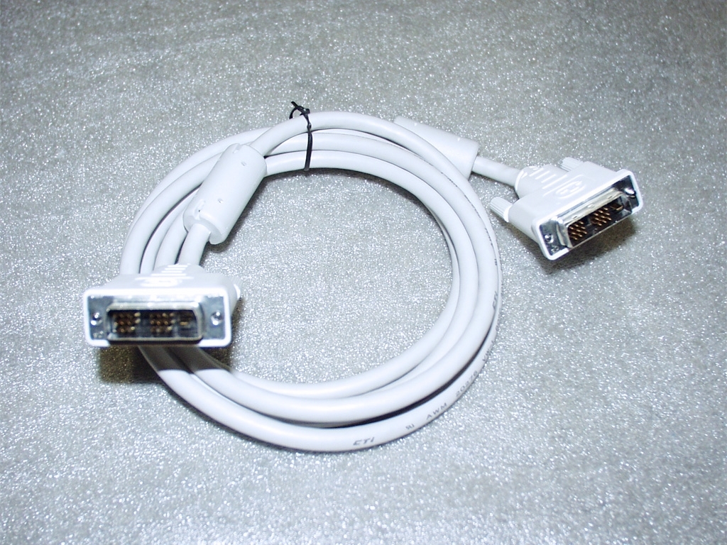 DVI-D MONITOR KABEL DVI-ST-ST-18+1-2M-KABEL-WEISS