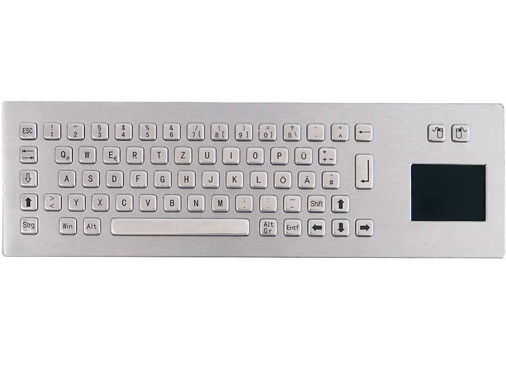 Einbau Edelstahl Tastatur 75TPAD mit Touchpad