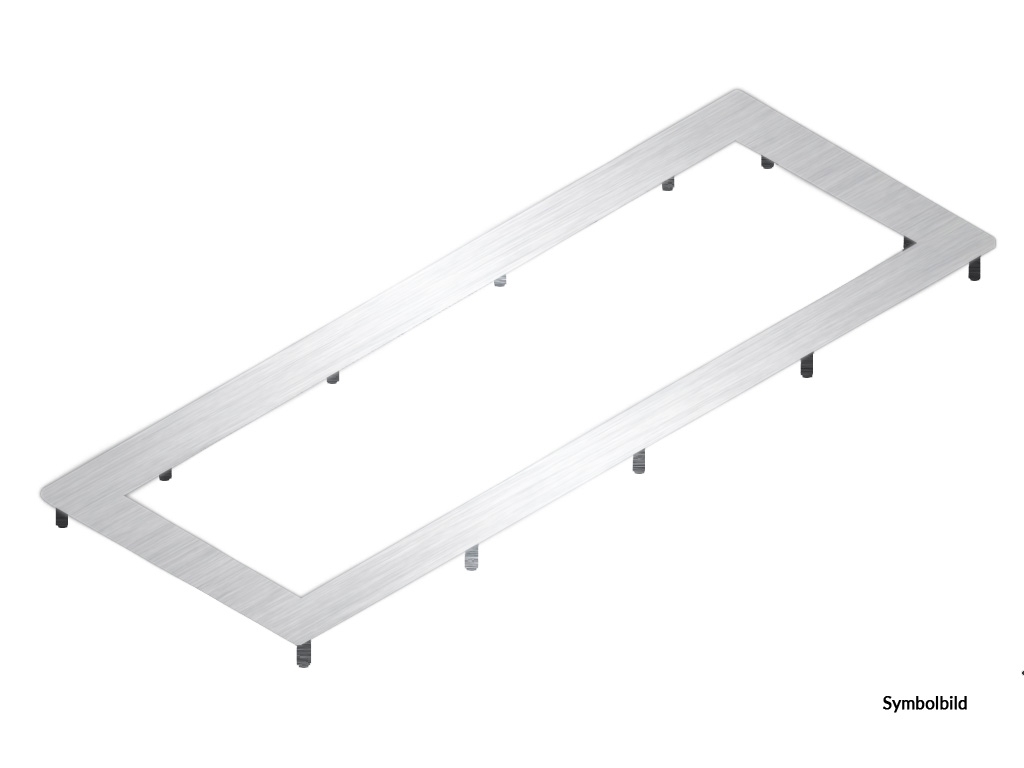 Einbau Tastatur 102TS Front / Adapterplatte