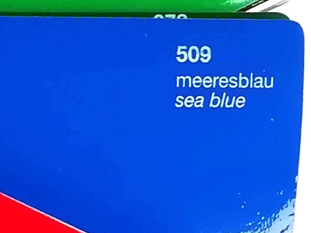 LETO Farboption 509 meeresblau