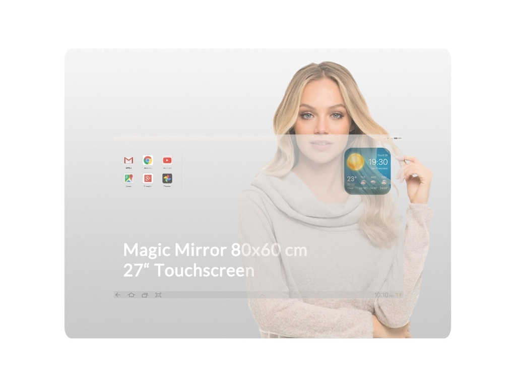 Magic Mirror 80x60cm 27" Touchscreen Android