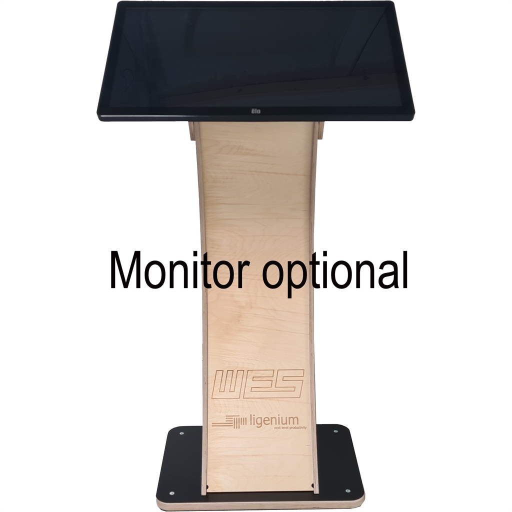 Standfuß easy pc stand wood für 22"-24" Monitore