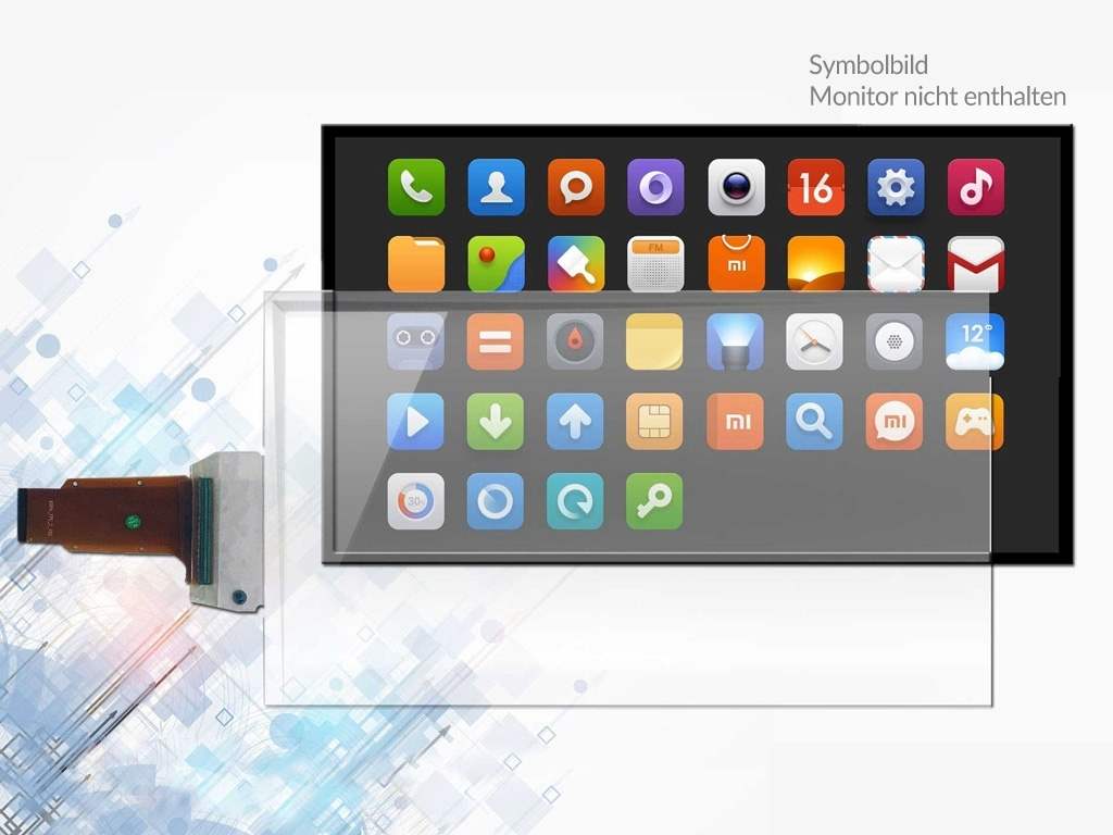 Touchfolie, PCAP MultiTouch inkl. Controller