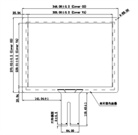 15,0" / 38,1 cm PCAP Touchscreen Sensor, clear