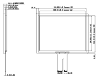15,0" / 38,1cm PCAP TouchscreenSensor, entspiegelt