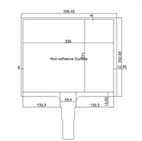 17" PCAP Touchfolie, Controller, Kabel, Outdoor