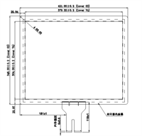 19,0" / 48,3 cm PCAP Touchscreen Sensor, clear