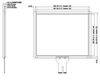 19,0" / 48,3cm PCAP TouchscreenSensor, entspiegelt