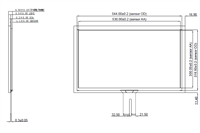 23,8" / 60,5cm PCAP Touchscreen Sensor, Clear