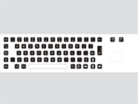 Einbau V2A Tastatur 66OS Trackball US Einbau v.u.
