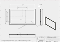 Frontplatte 22" 2293L 2294L IntelliTouch SAW V2A