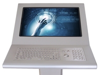 Infoterminal light pc stand 22" Touch IP65 V2A