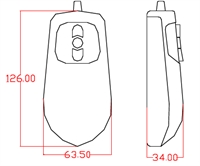 IP68 Maus mit 5 Tasten Desinfizierbar