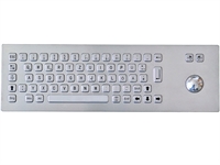 LETO Wandtastatur 75TS Edelstahl mit Trackball