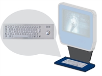 LETO Wandterminal 24" Touchmonitor Wandtastatur