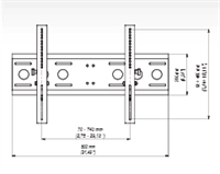 Monitor-Wandhalterung 42-55'' NEIGBAR - VESA